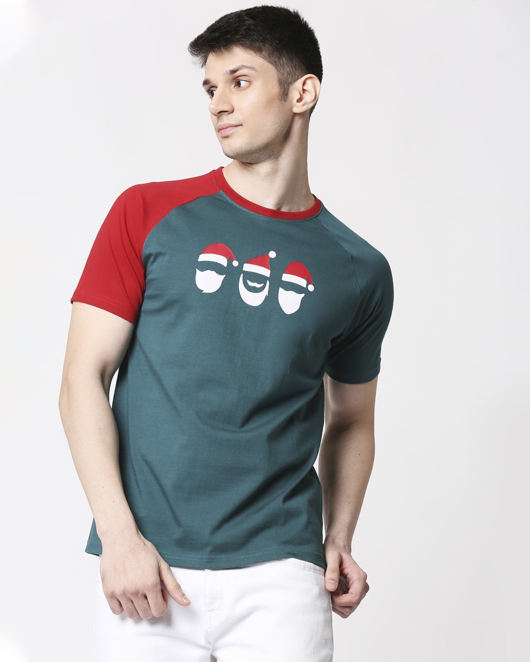 Men Flock Printed Raglan Half Sleeve Atlantic Deep T-shirt Men' Graphic Half Sleeve Raglan T-Shirt Bewakoof.com, Green
Men Flock Printed Raglan Half Sleeve Atlantic Deep T-shirt Men' Graphic Half Sleeve Raglan T-Shirt Bewakoof.com, Green
