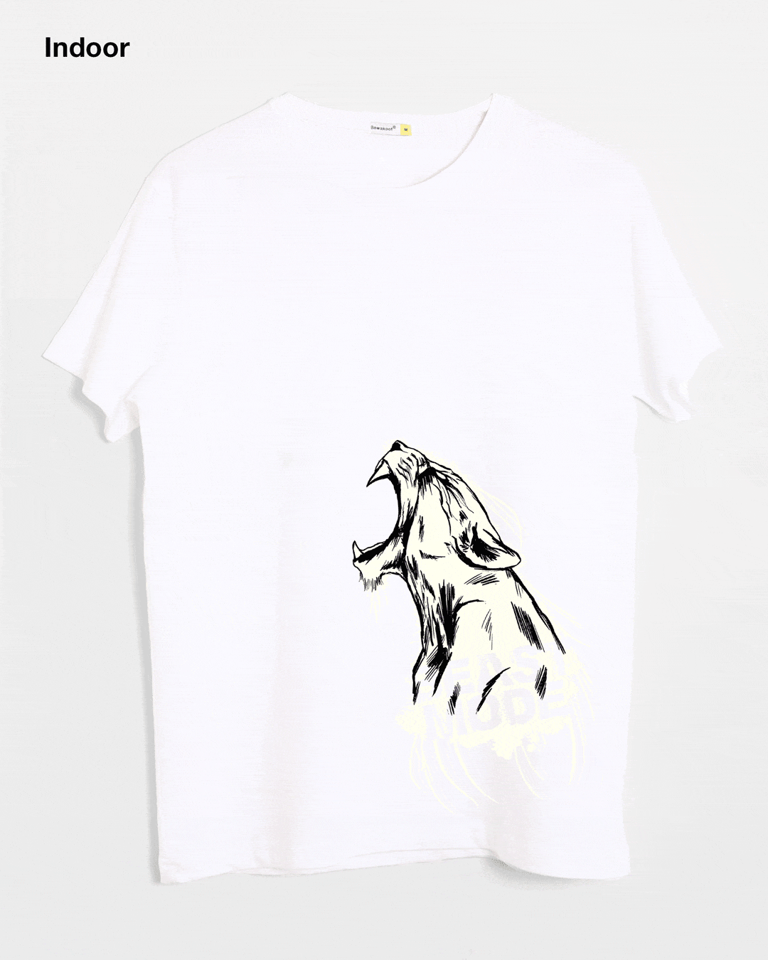 Beast Mode Half Sleeve T-Shirt (Sun Active) Men' Printed T-Shirts Bewakoof.com, White
Beast Mode Half Sleeve T-Shirt (Sun Active) Men' Printed T-Shirts Bewakoof.com, White