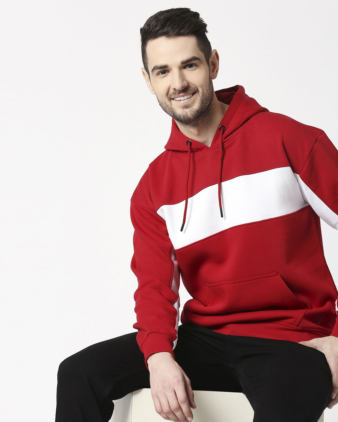Chili Pepper Chest Panel Hoodie Sweatshirt Men' Plain Chest & Side Panel Sweatshirt Hoodie Bewakoof.com, Red-white
Chili Pepper Chest Panel Hoodie Sweatshirt Men' Plain Chest & Side Panel Sweatshirt Hoodie Bewakoof.com, Red-white