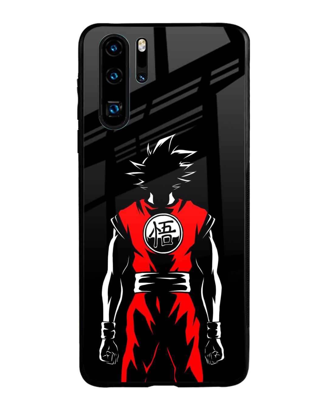 Buy Goku Back Art Premium Glass Case For Huawei P30 Pro Shock Proof