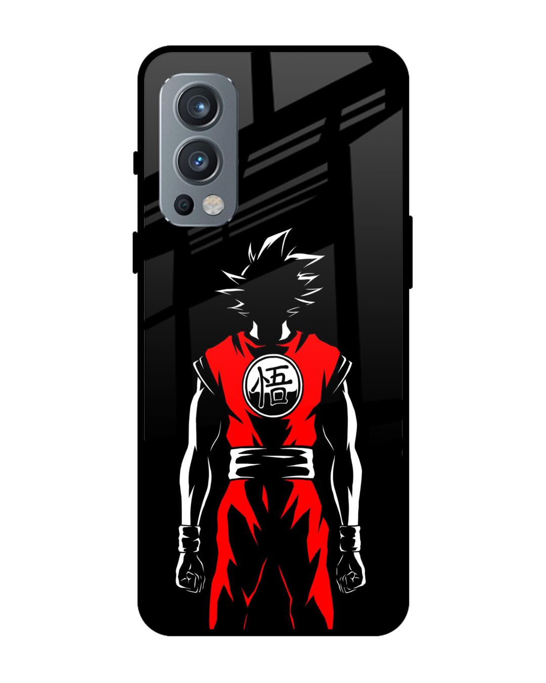 Buy Goku Back Art Premium Glass Case For Oneplus Nord G Shock Proof