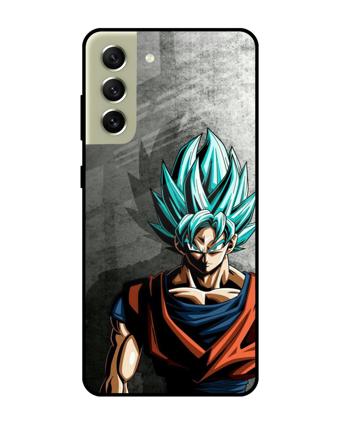 Buy Grunge Goku Premium Glass Case For Samsung Galaxy S21 FE 5G Shock