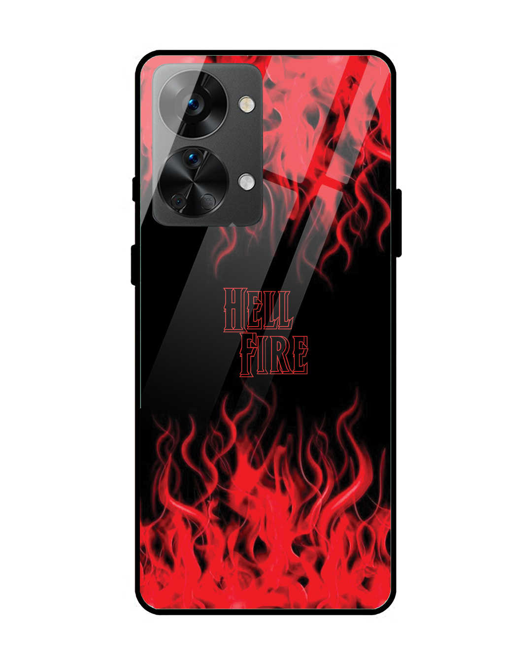 Buy Hell Fire Premium Glass Cover For OnePlus Nord 2T 5G Online In