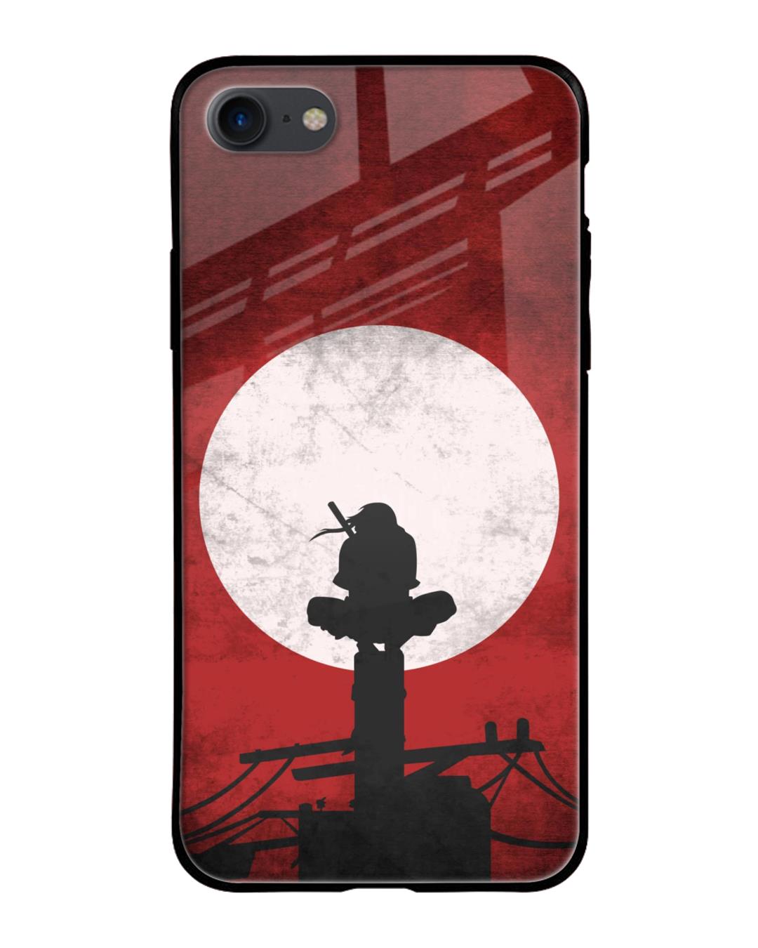 Buy Itachi Uchiha Premium Glass Case For Apple Iphone Shock Proof