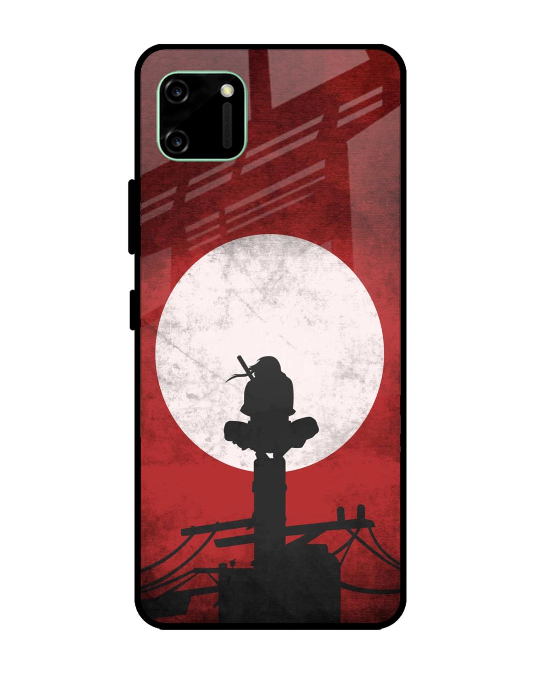 Buy Itachi Uchiha Premium Glass Case For Realme C11 Shock Proof