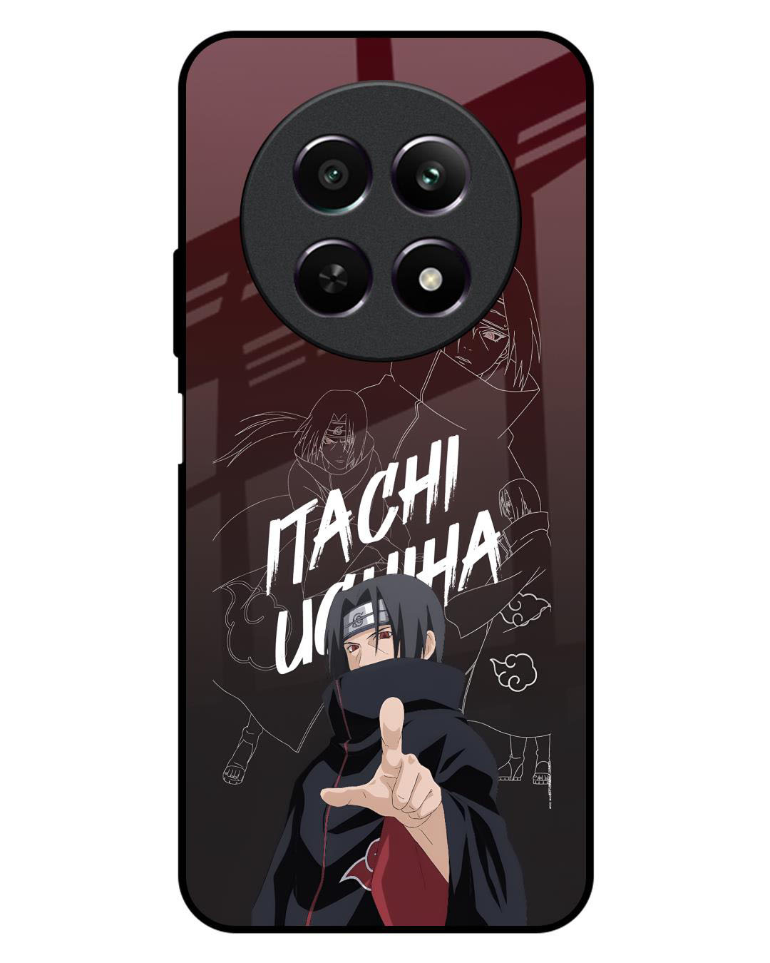 Buy Itachi Uchiha Premium Glass Cover For Realme Narzo N65 5G Online In