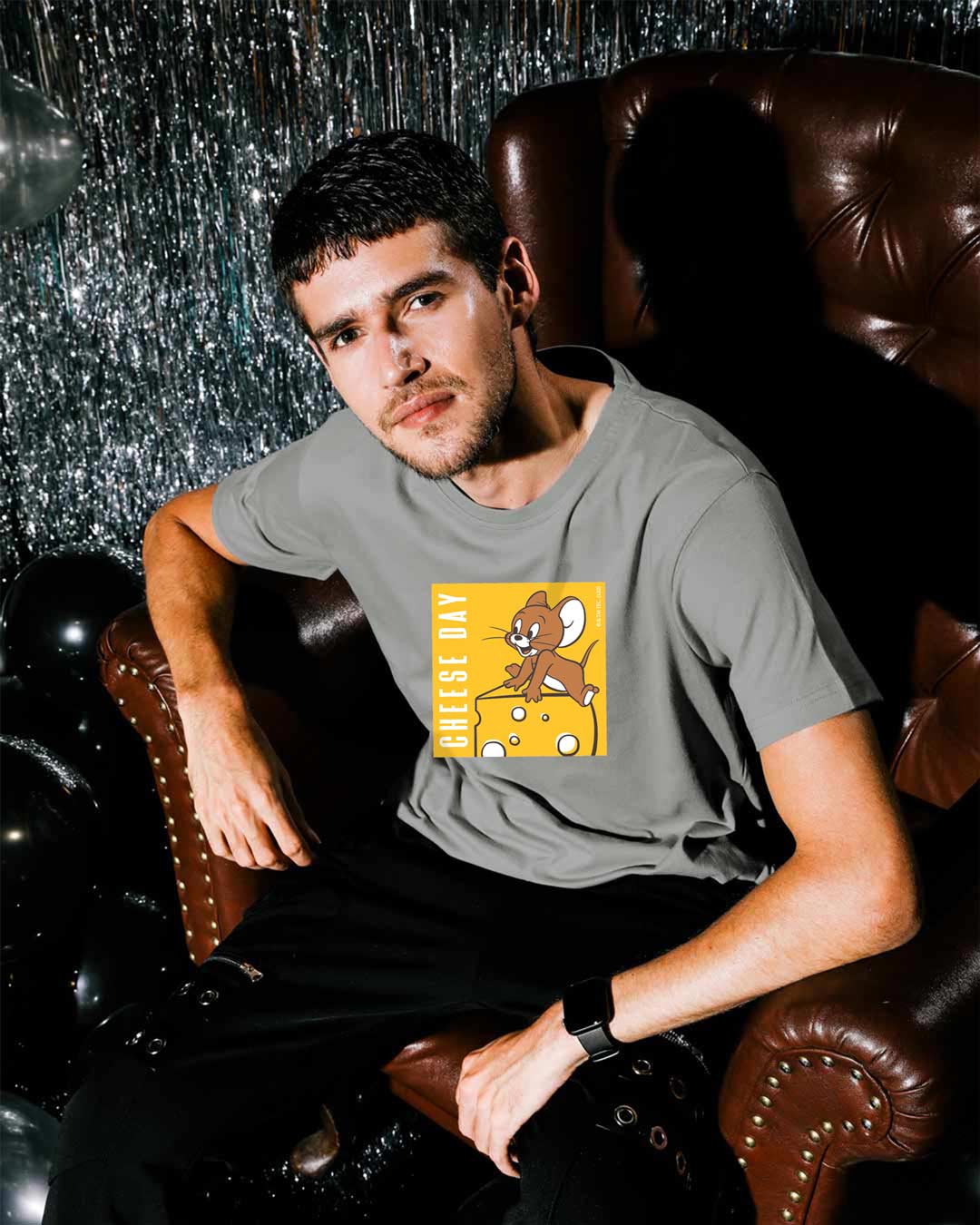Jerry' cheese day Half Sleeve T-Shirt Meteor Grey (TJL) Men' Printed T-Shirts Bewakoof.com
Jerry' cheese day Half Sleeve T-Shirt Meteor Grey (TJL) Men' Printed T-Shirts Bewakoof.com
