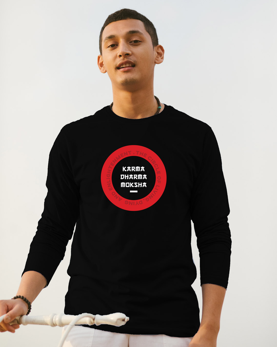 Karma Dharma Moksha Full Sleeve T-Shirt Black Men' Printed Full Sleeve T-Shirt Bewakoof.com
Karma Dharma Moksha Full Sleeve T-Shirt Black Men' Printed Full Sleeve T-Shirt Bewakoof.com