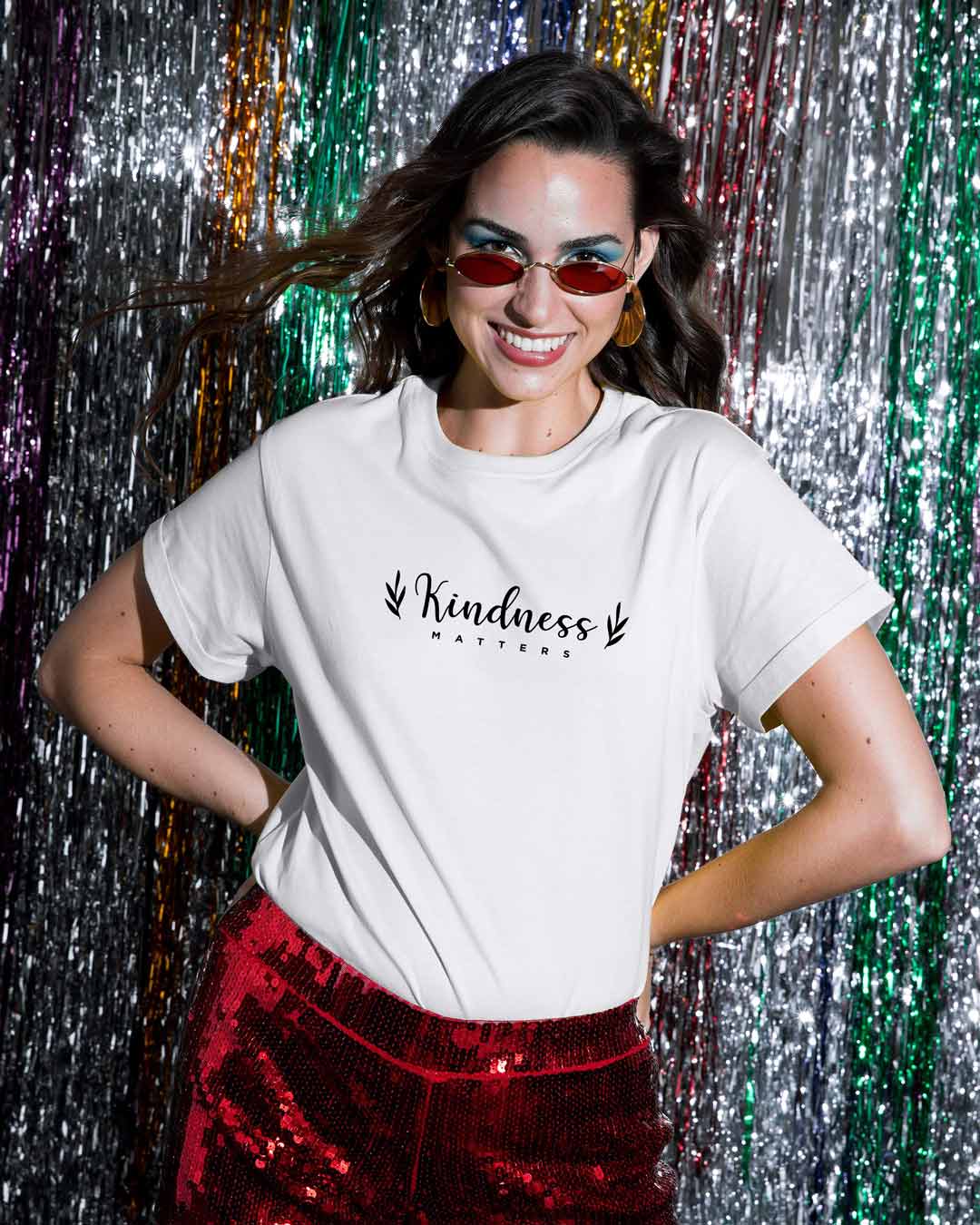 Kindness Matters Boyfriend T-Shirts White Women' Printed Boyfriend T-Shirts Bewakoof.com
Kindness Matters Boyfriend T-Shirts White Women' Printed Boyfriend T-Shirts Bewakoof.com
