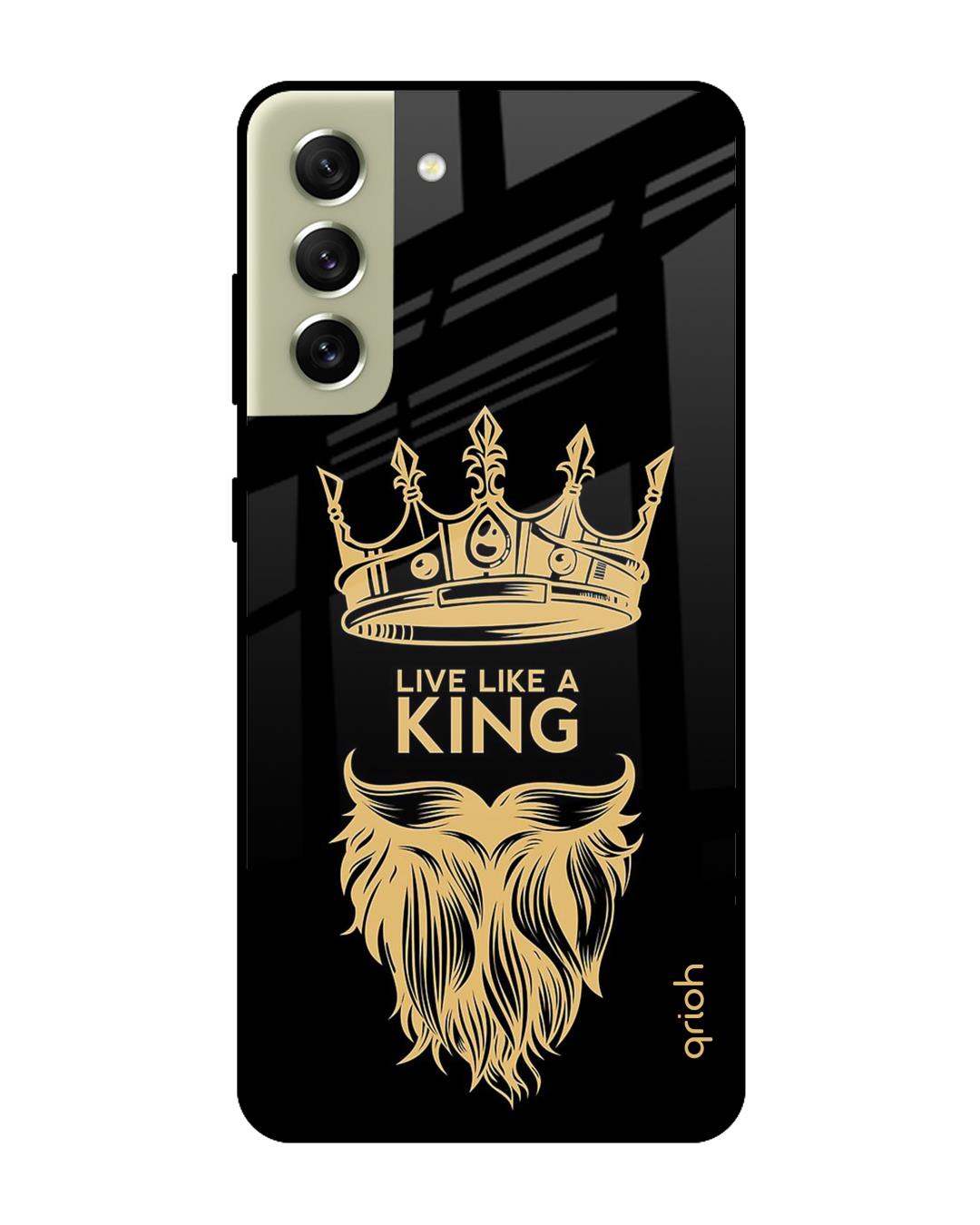 Buy King Life Printed Premium Glass Cover For S Fe G Impact