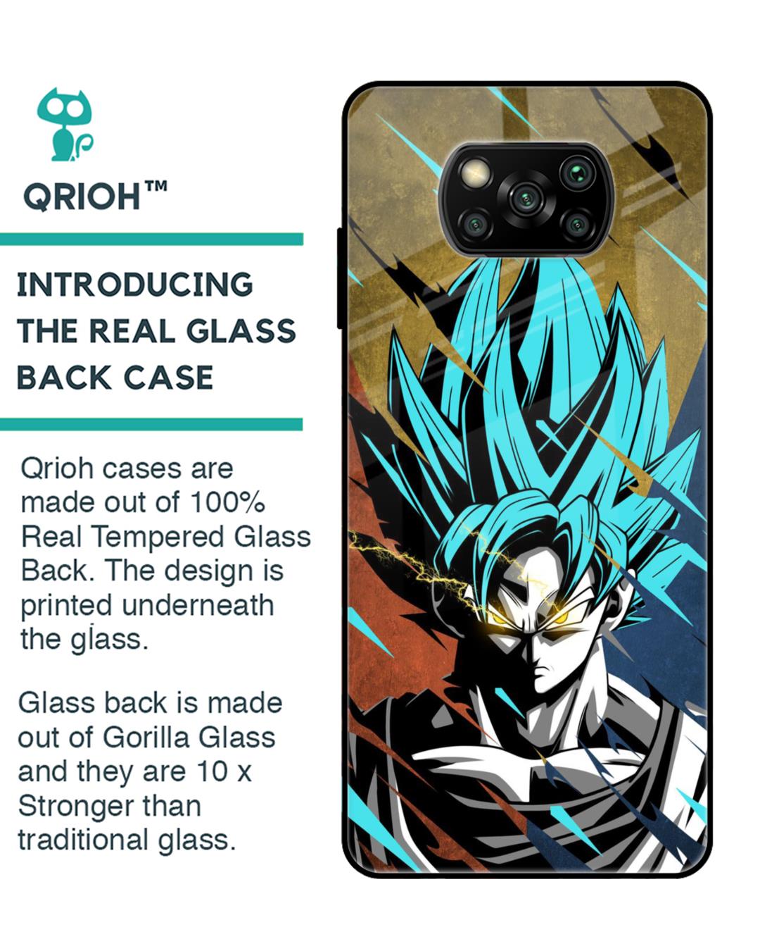 Buy Master Roshi Goku Premium Glass Case For Xiaomi Poco X Shock