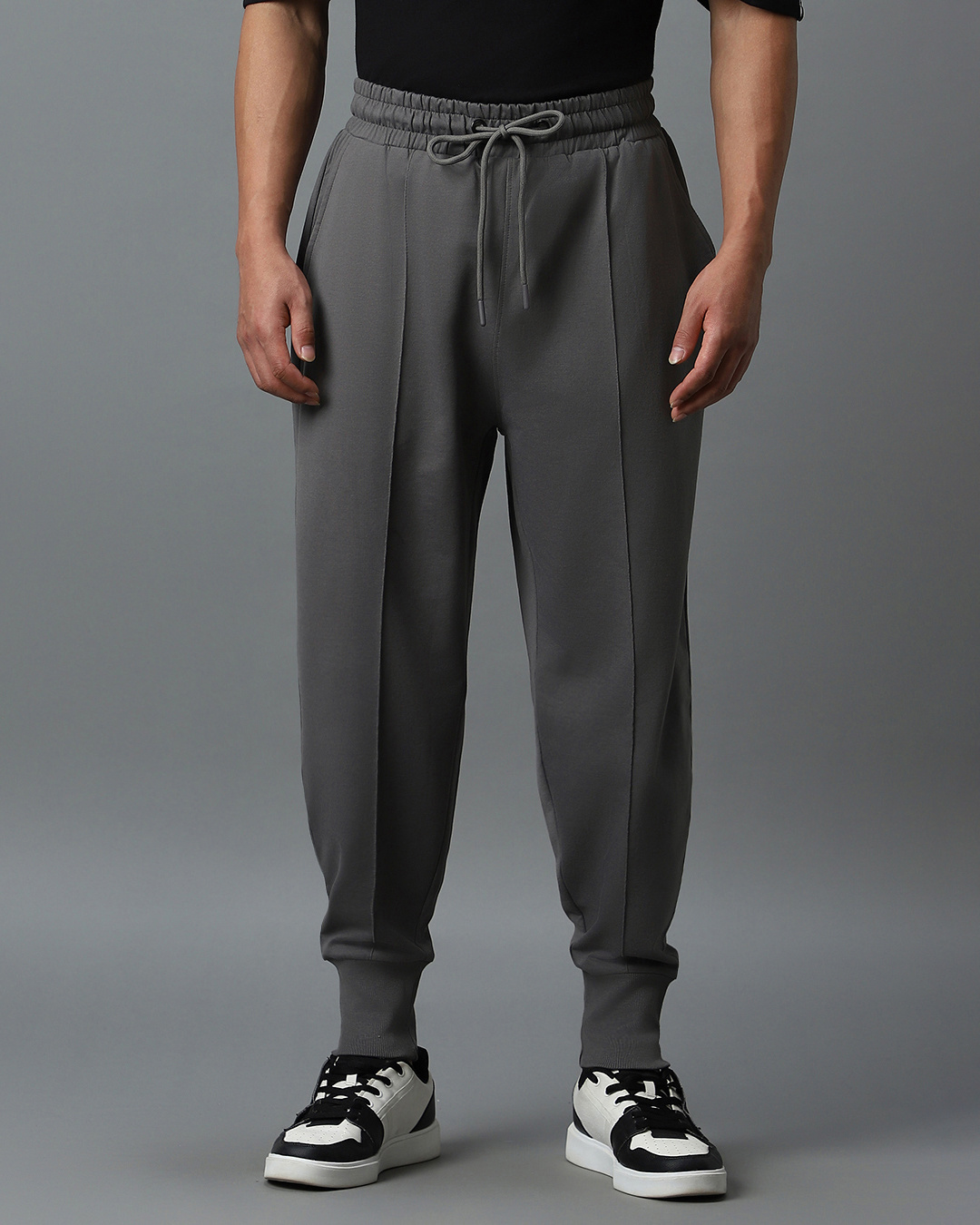 Buy Men S Grey Oversized Joggers Online At Bewakoof