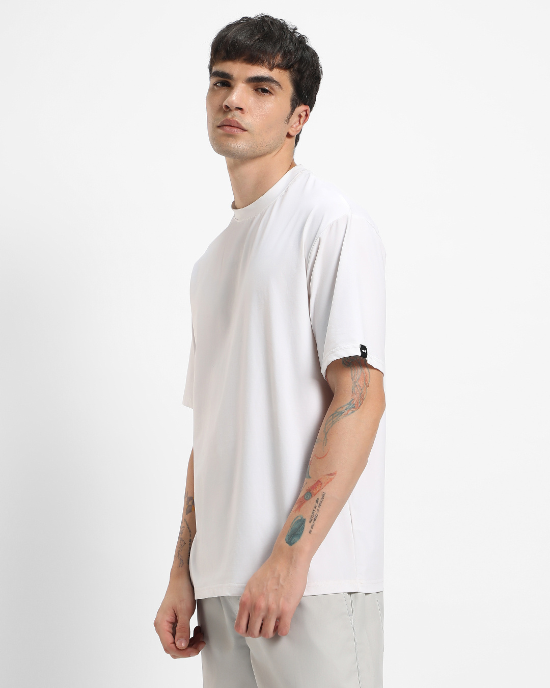 Buy Men S White Oversized T Shirt Online At Bewakoof