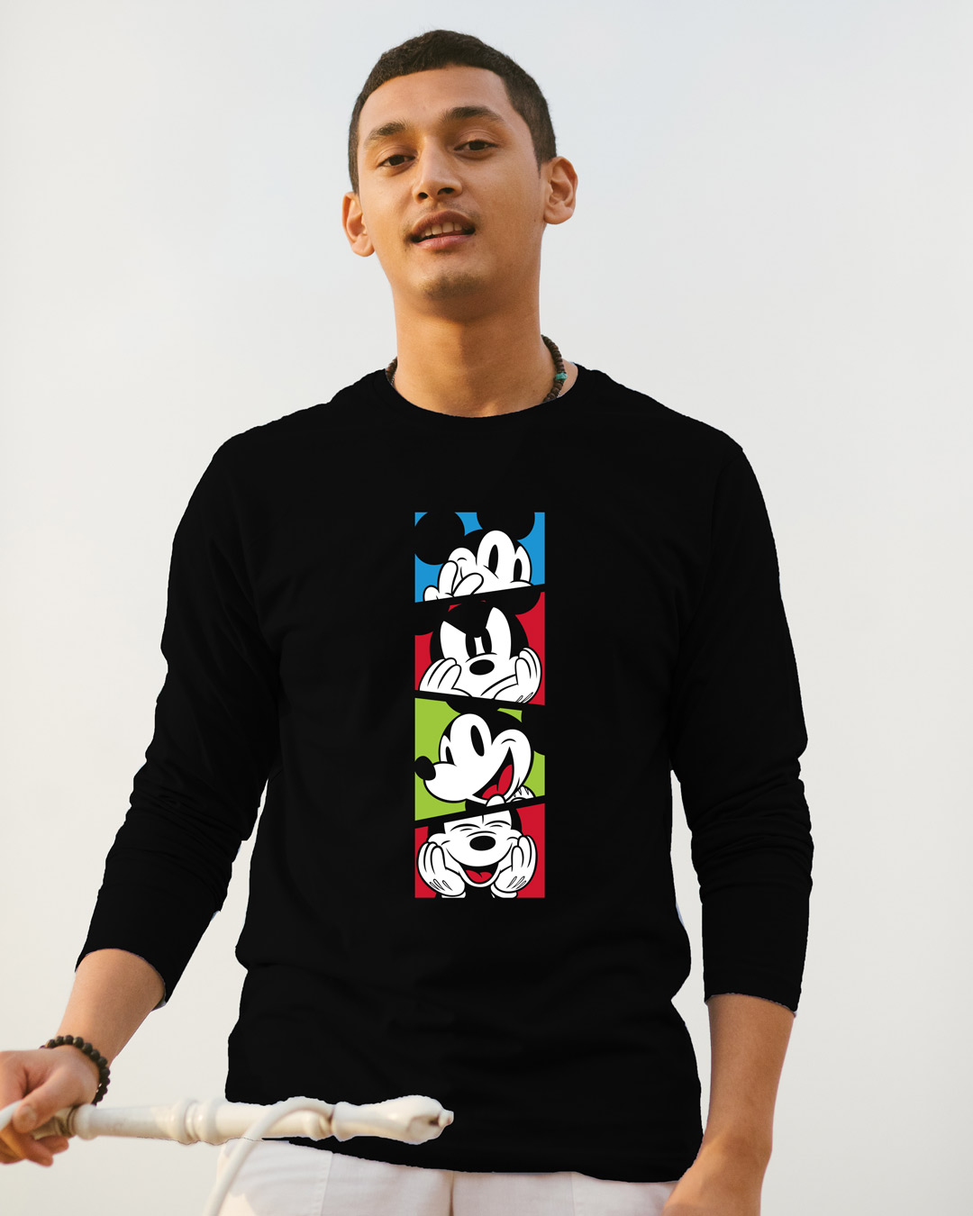 Mickey Pop Block Full Sleeve T-Shirt (DL) Black Men' Printed Full Sleeve T-Shirt Bewakoof.com
Mickey Pop Block Full Sleeve T-Shirt (DL) Black Men' Printed Full Sleeve T-Shirt Bewakoof.com