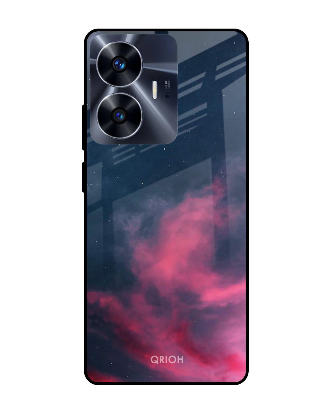 Buy Moon Night Premium Glass Case For Realme C Shock Proof Scratch