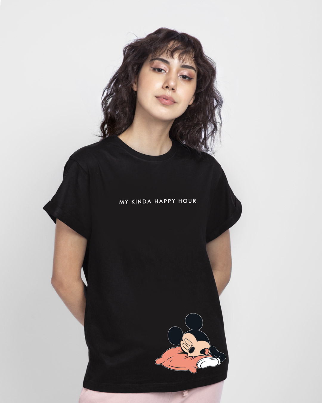 My Kinda Happy Hours Boyfriend T-Shirts (DL) Black Women' Printed Boyfriend T-Shirts Bewakoof.com
My Kinda Happy Hours Boyfriend T-Shirts (DL) Black Women' Printed Boyfriend T-Shirts Bewakoof.com