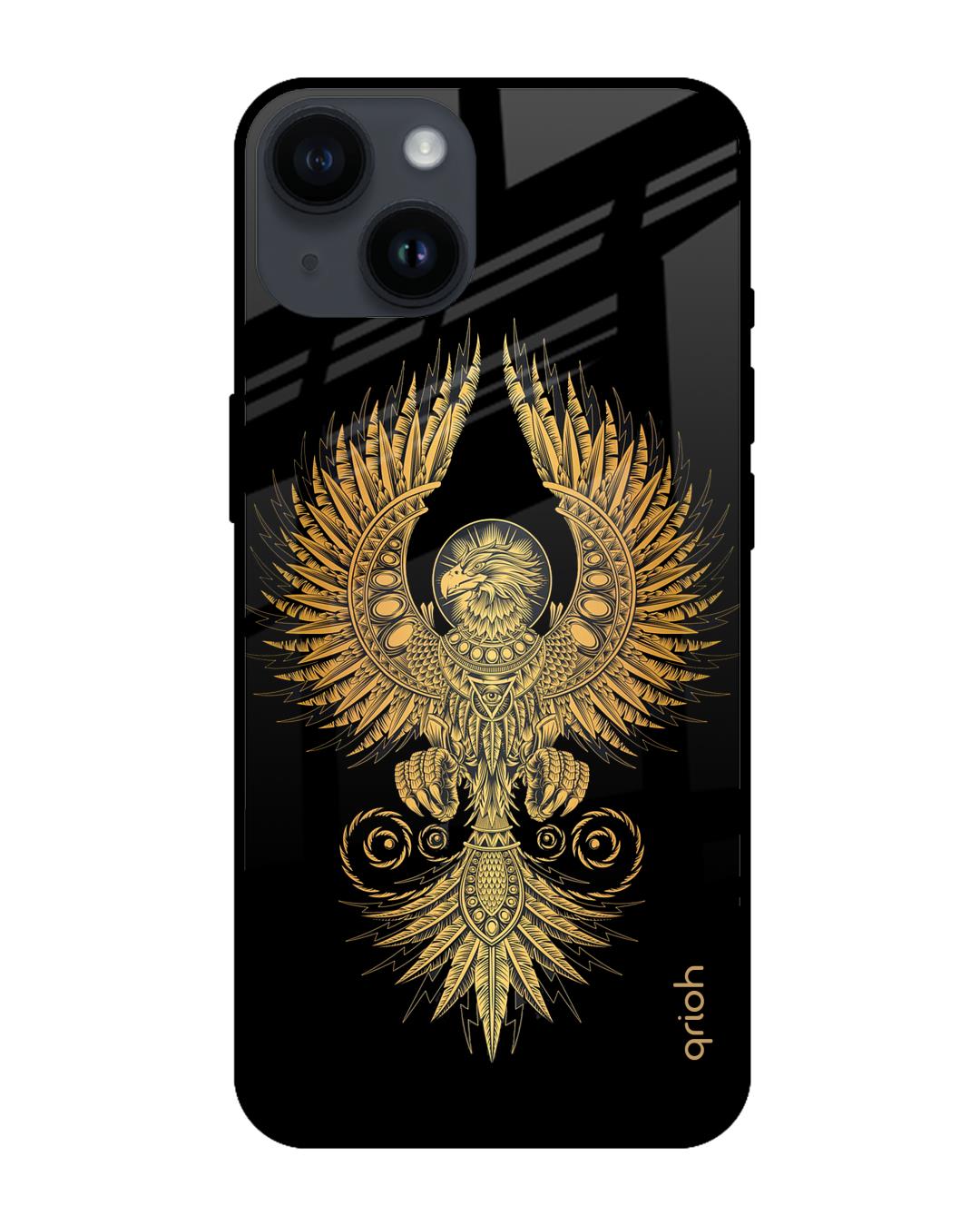 Buy Mythical Phoenix Art Printed Premium Glass Cover For Apple Iphone