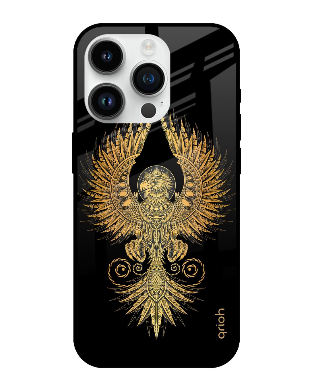 Buy Mythical Phoenix Art Printed Premium Glass Cover For Apple Iphone