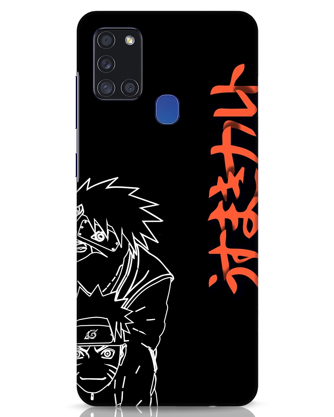 Buy Naruto Kakashi Designer Hard Cover For Samsung Galaxy A21s Online