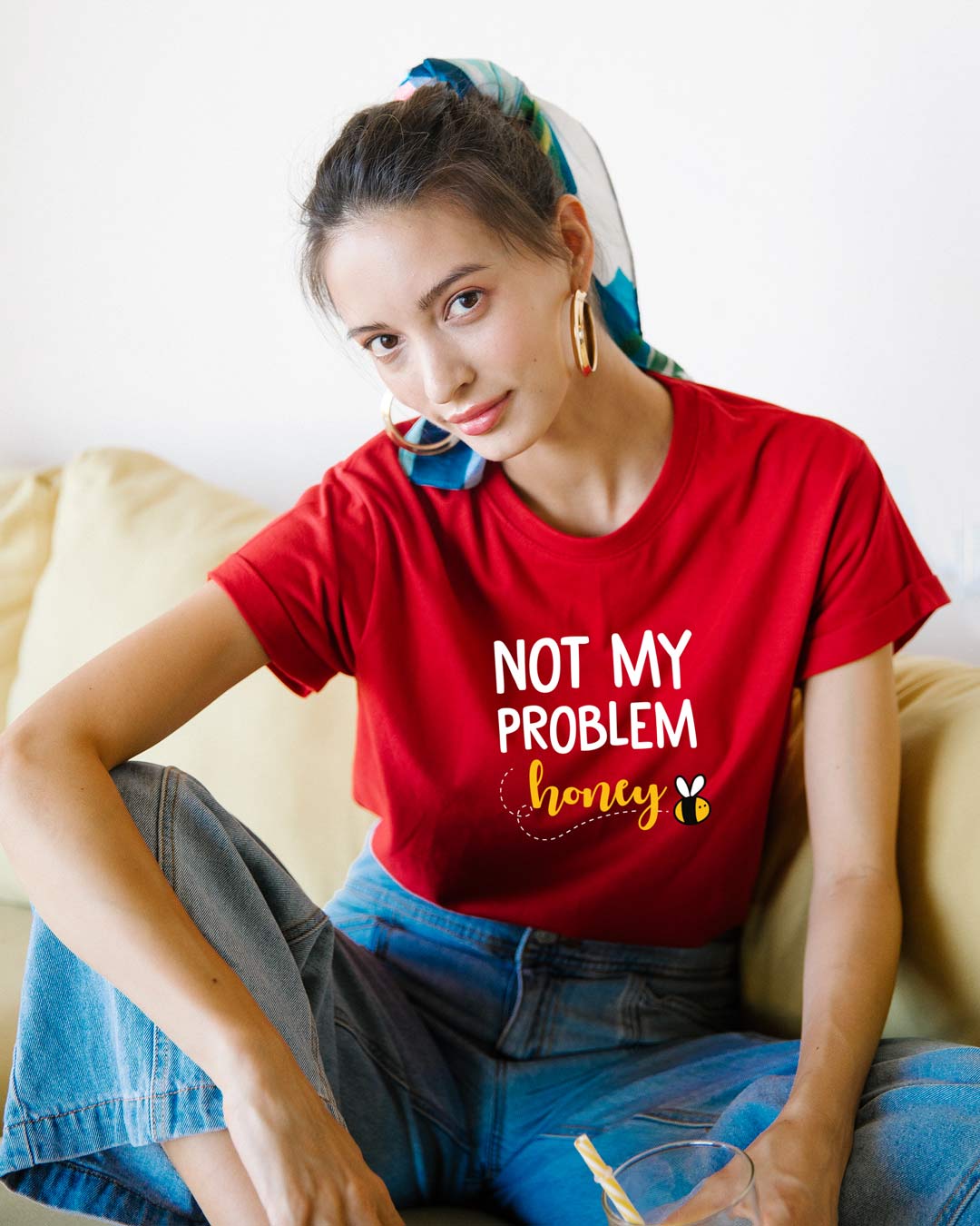 Not My Problem Honey Boyfriend T-Shirts Bold Red Women' Printed Boyfriend T-Shirts Bewakoof.com
Not My Problem Honey Boyfriend T-Shirts Bold Red Women' Printed Boyfriend T-Shirts Bewakoof.com