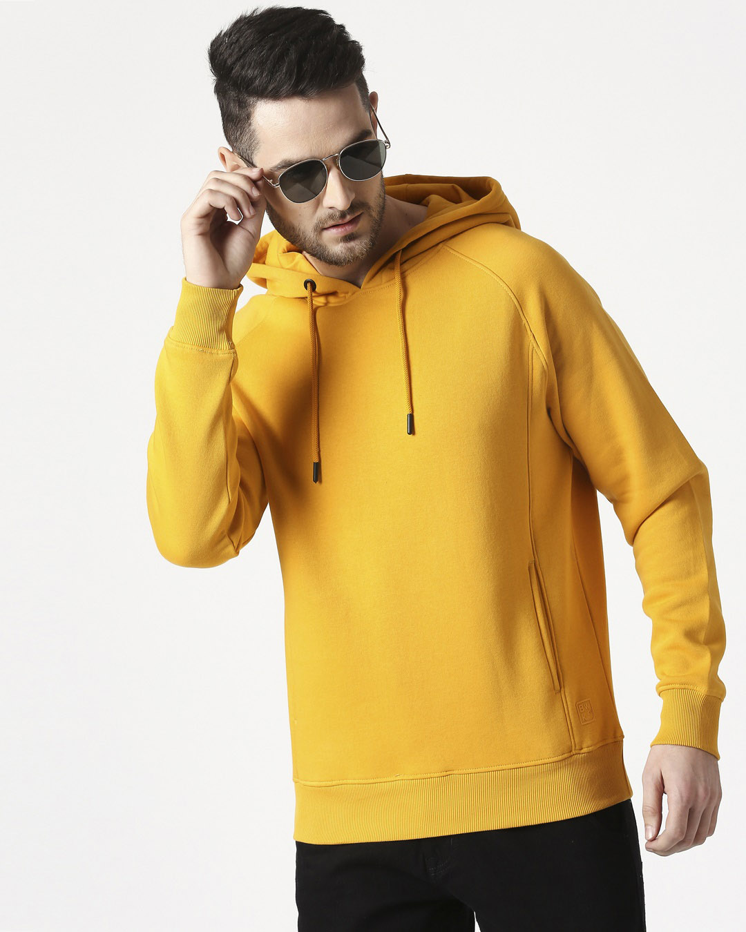 Old Gold Stylised Panel Hoodie SweatShirt Men' Plain Cut & Sew Sweatshirt Hoodie Bewakoof.com, Yellow
Old Gold Stylised Panel Hoodie SweatShirt Men' Plain Cut & Sew Sweatshirt Hoodie Bewakoof.com, Yellow