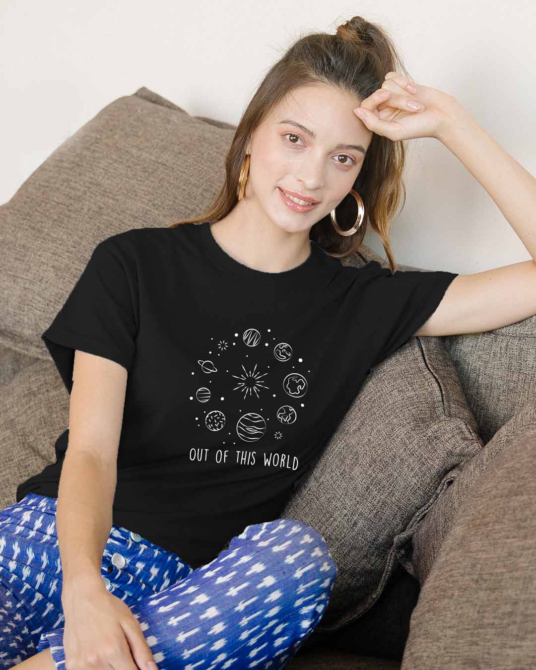 Out Of The World Boyfriend T-Shirts Black Women' Printed Boyfriend T-Shirts Bewakoof.com
Out Of The World Boyfriend T-Shirts Black Women' Printed Boyfriend T-Shirts Bewakoof.com