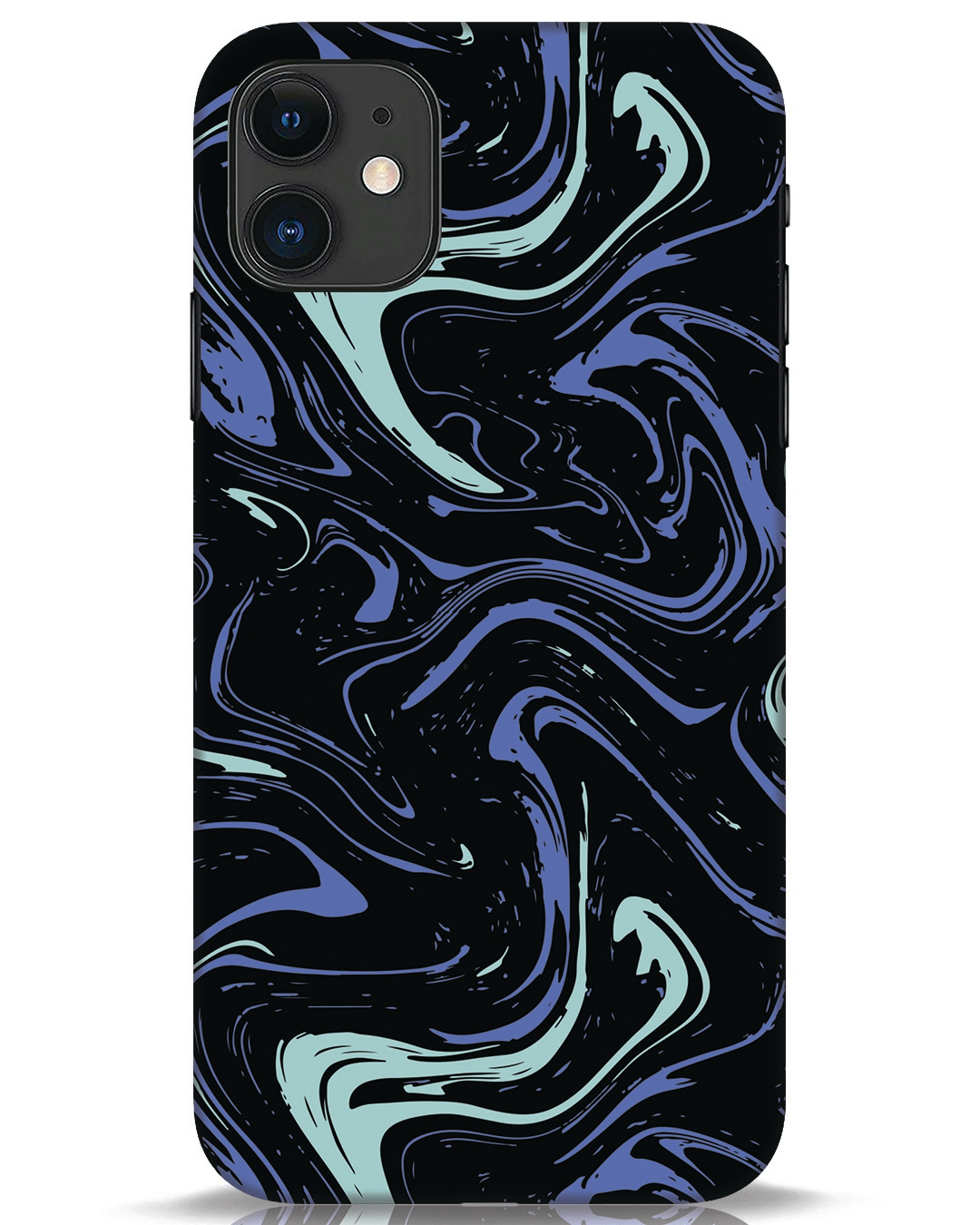 Buy Purple Marble Designer Hard Cover For IPhone 11 Online In India At