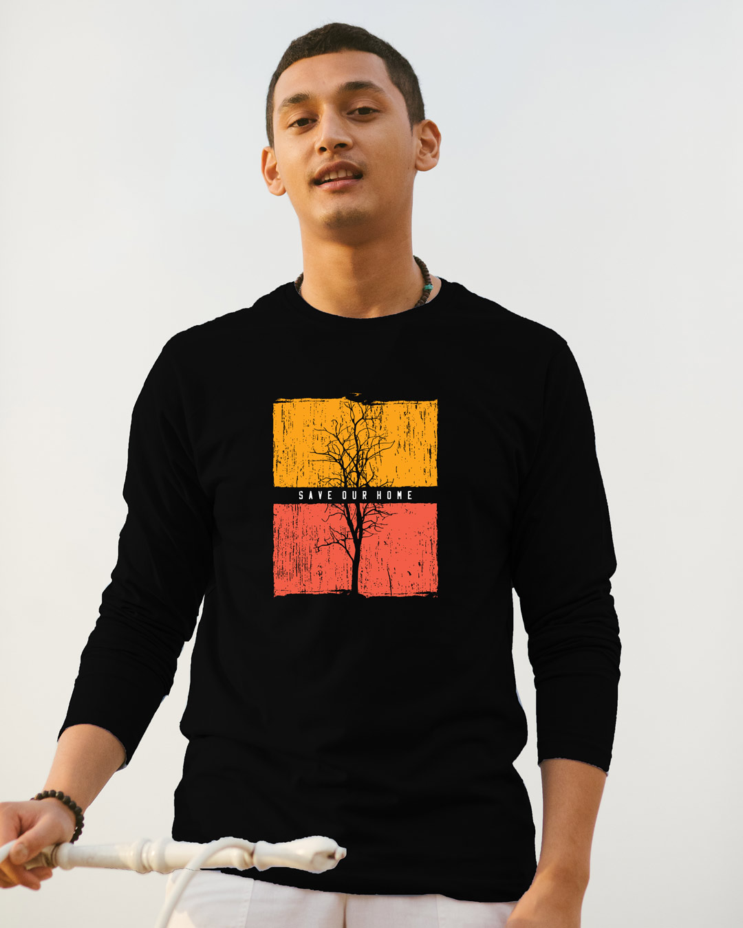 Save Our Home Full Sleeve T-Shirt Men' Printed Full Sleeve T-Shirt Bewakoof.com, Black
Save Our Home Full Sleeve T-Shirt Men' Printed Full Sleeve T-Shirt Bewakoof.com, Black