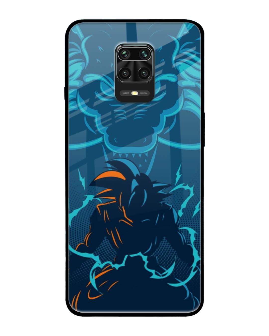 Buy Shenlong Goku Premium Glass Case For Poco M Pro Shock Proof