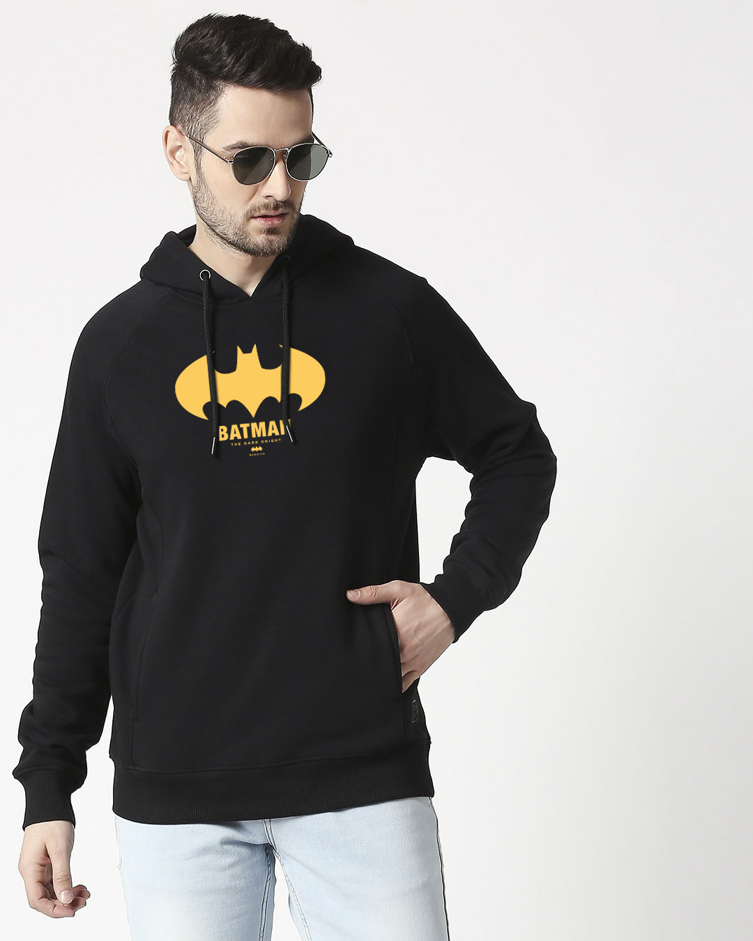 The Dark Knight 2.0 Stylised Panel Hoodie Sweatshirt (BML) Men' Printed Cut & Sew Sweatshirt Hoodie Bewakoof.com, Black
The Dark Knight 2.0 Stylised Panel Hoodie Sweatshirt (BML) Men' Printed Cut & Sew Sweatshirt Hoodie Bewakoof.com, Black