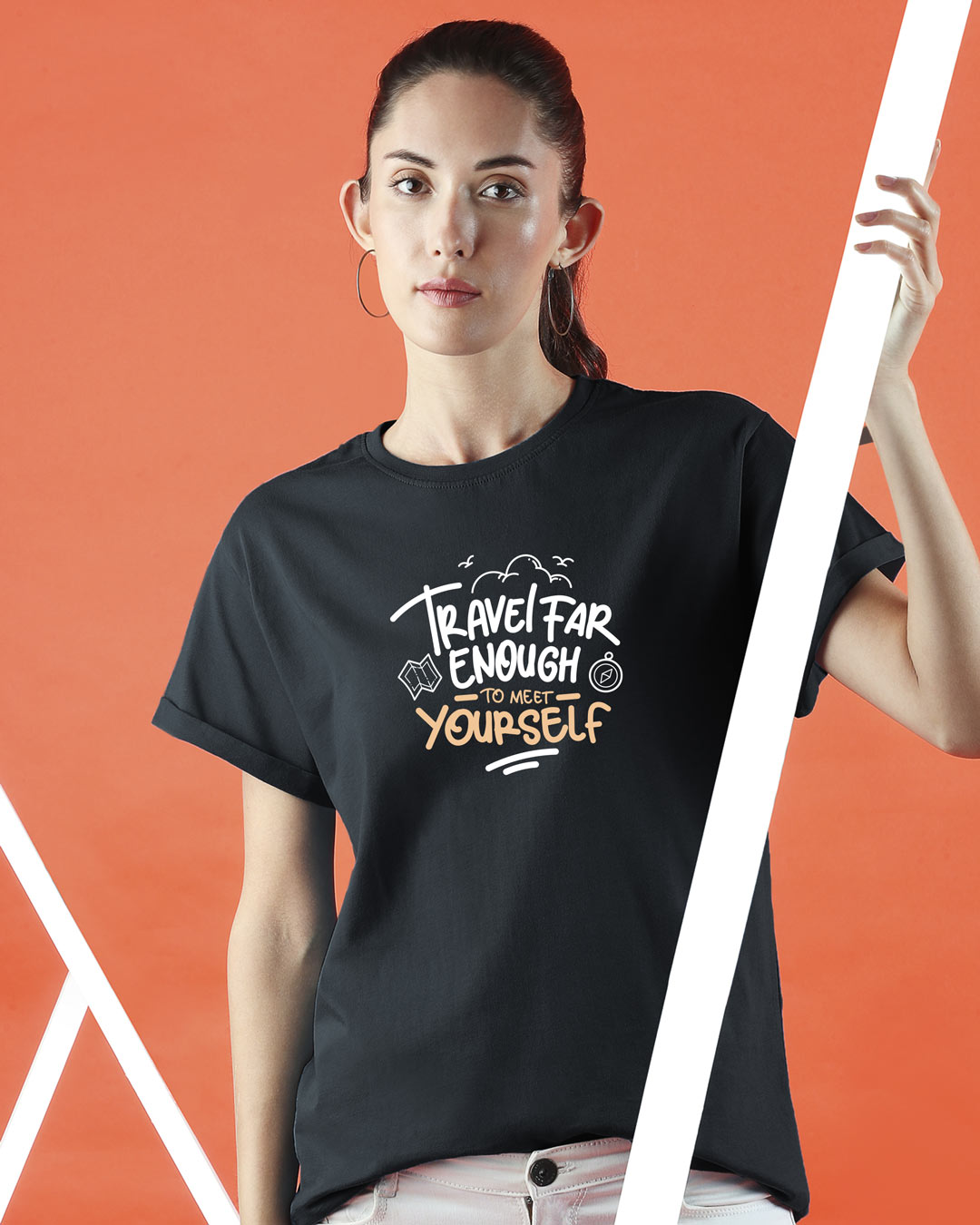 Travel Far Enough Boyfriend T-Shirts Black Women' Printed Boyfriend T-Shirts Bewakoof.com
Travel Far Enough Boyfriend T-Shirts Black Women' Printed Boyfriend T-Shirts Bewakoof.com