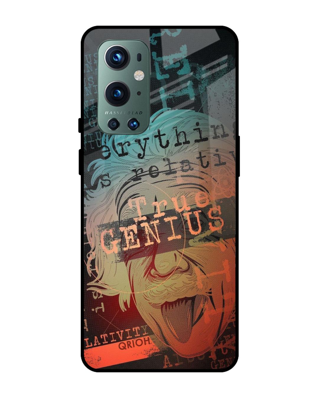 Buy True Genius Typography Premium Glass Cover For Oneplus Pro