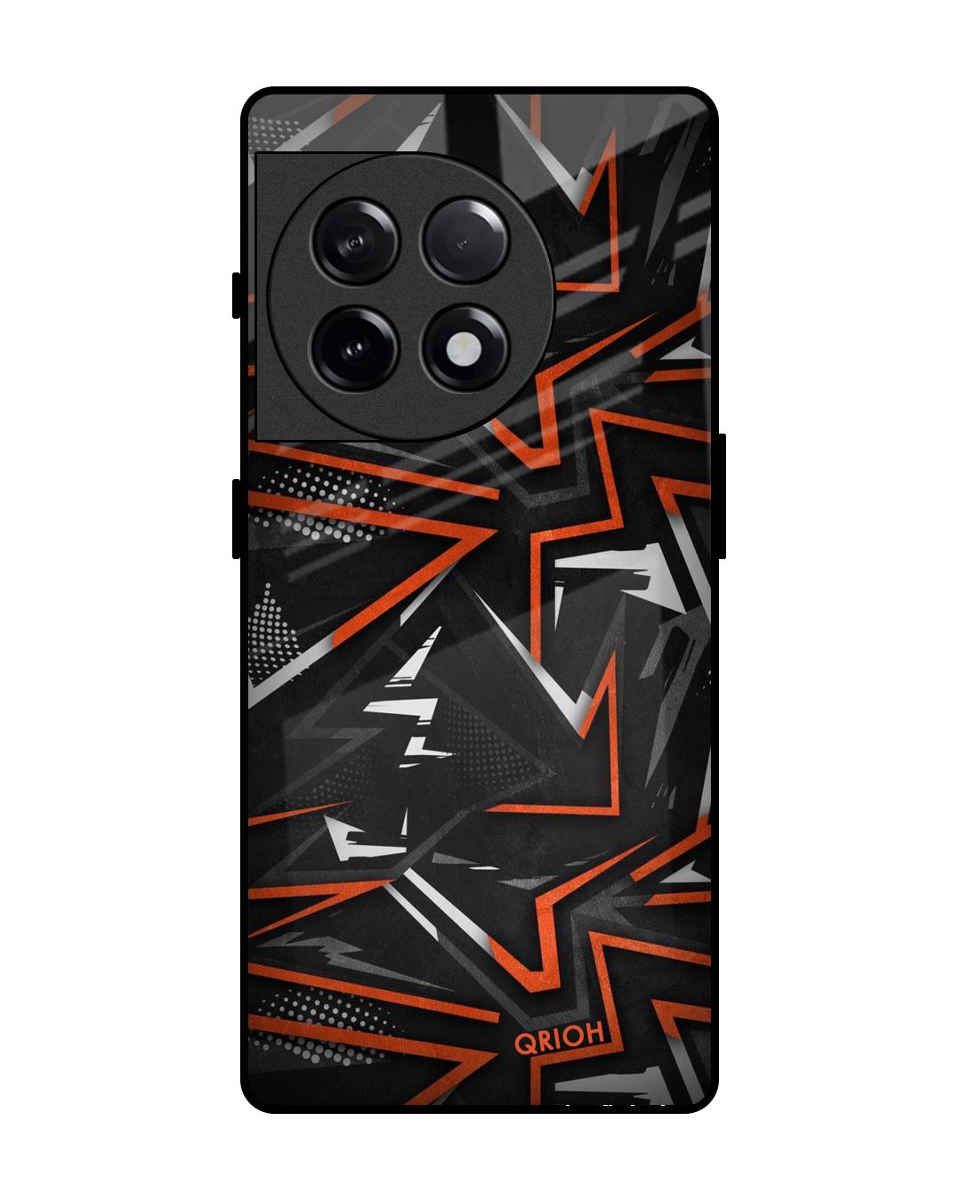 Buy Vector Art Premium Glass Case For Oneplus R G Shock Proof