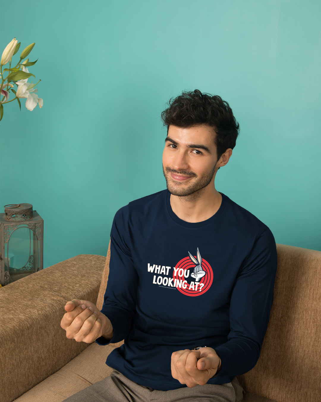 What You Lookin At Full Sleeve T-Shirt (LTL) Men' Printed Full Sleeve T-Shirt Bewakoof.com, Blue
What You Lookin At Full Sleeve T-Shirt (LTL) Men' Printed Full Sleeve T-Shirt Bewakoof.com, Blue