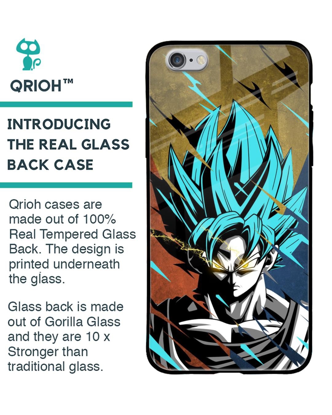 Buy Master Roshi Goku Premium Glass Case For Iphone Shock Proof