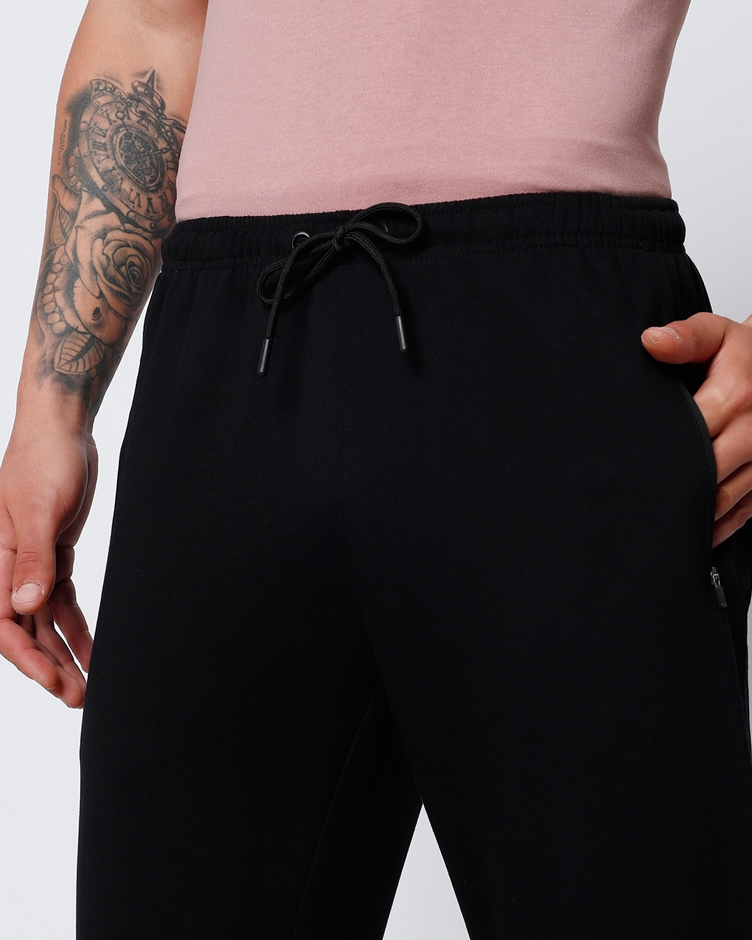 Buy Men S Black Oversized Joggers Online At Bewakoof