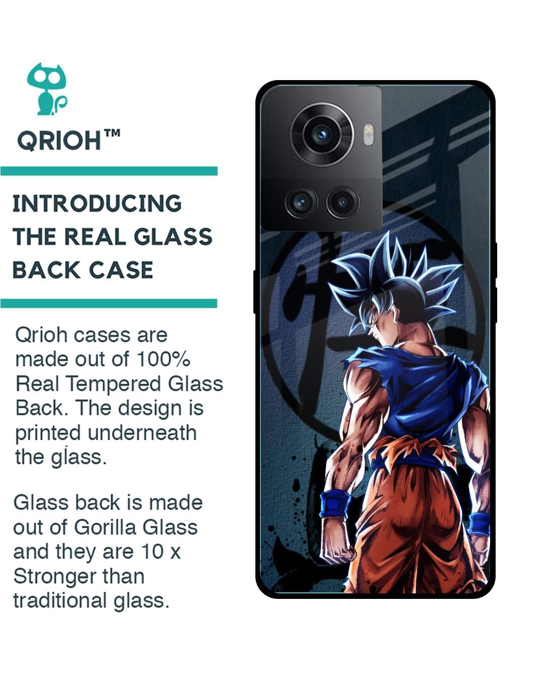 Buy Mundo Goku Premium Glass Case For Oneplus R G Shock Proof