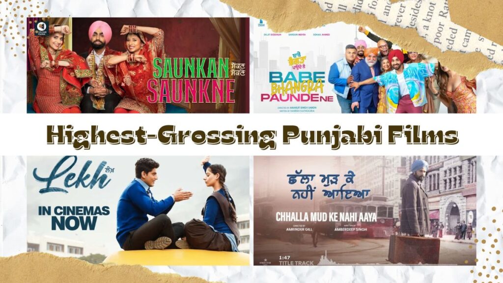 Top 10 HighestGrossing Punjabi Films Of 2022 Punjwood