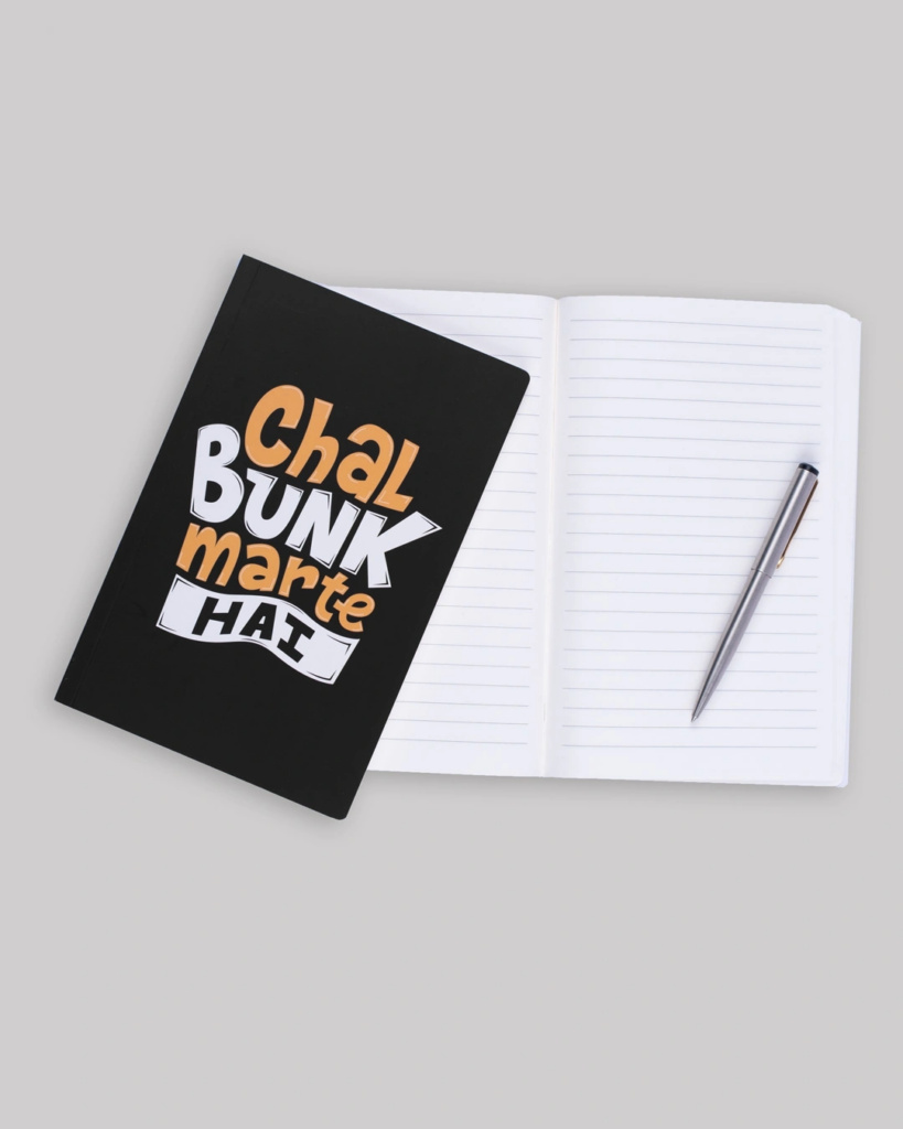Bunk Marte Hai Chal Notebook