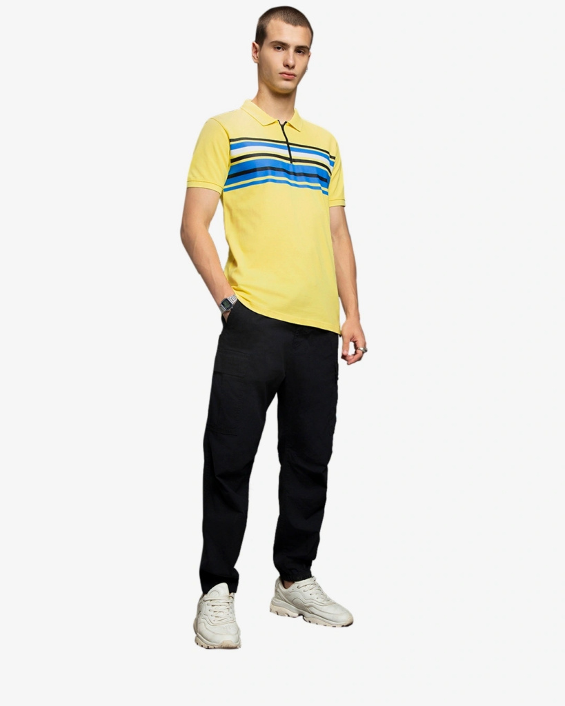 Pack of 2 Men's Yellow Polo T-shirts