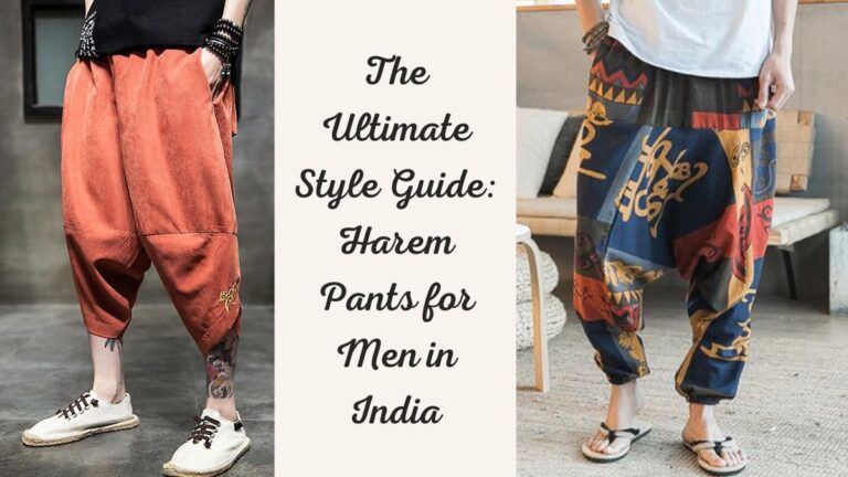 The Ultimate Style Guide Harem Pants for Men in India