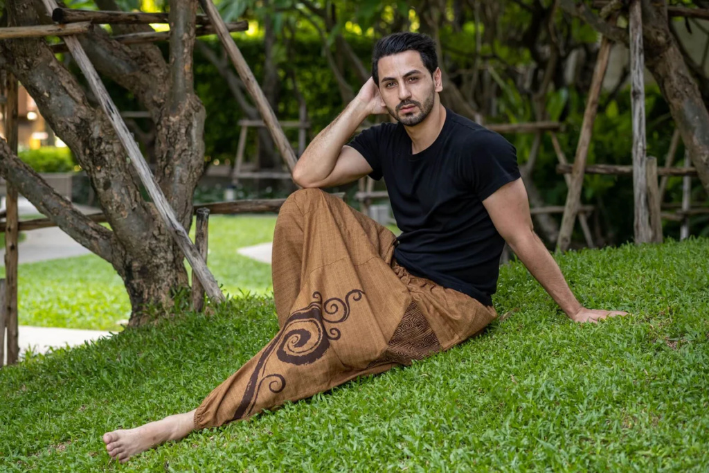 Buy Men's Arabic Style Gypsy Haren Boho Travel Unisex Pant – Enimane