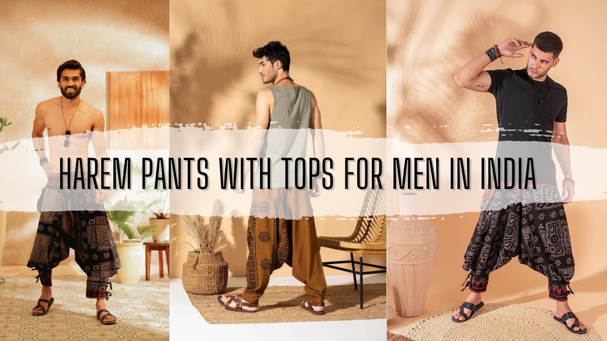 Cotton Harem Pants | Pants With Pockets - Baggy, Loose Fit Trousers