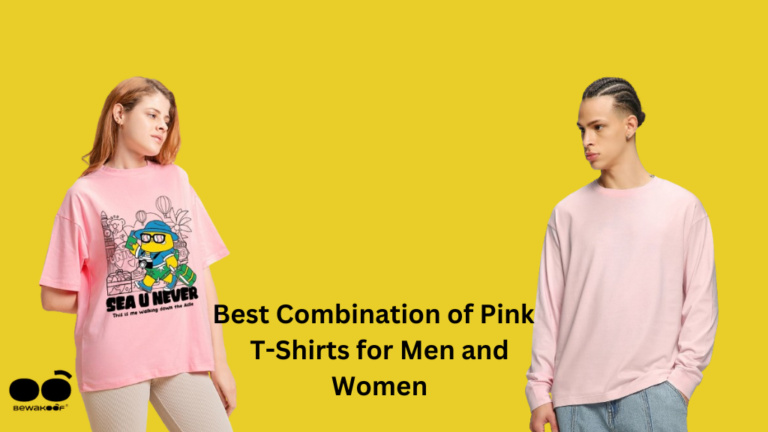 pink t shirt combination