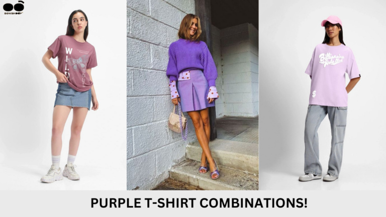 featured image of purple t-shirt combination