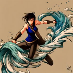 Ming-Hua: Graceful Waves of Might Avatar