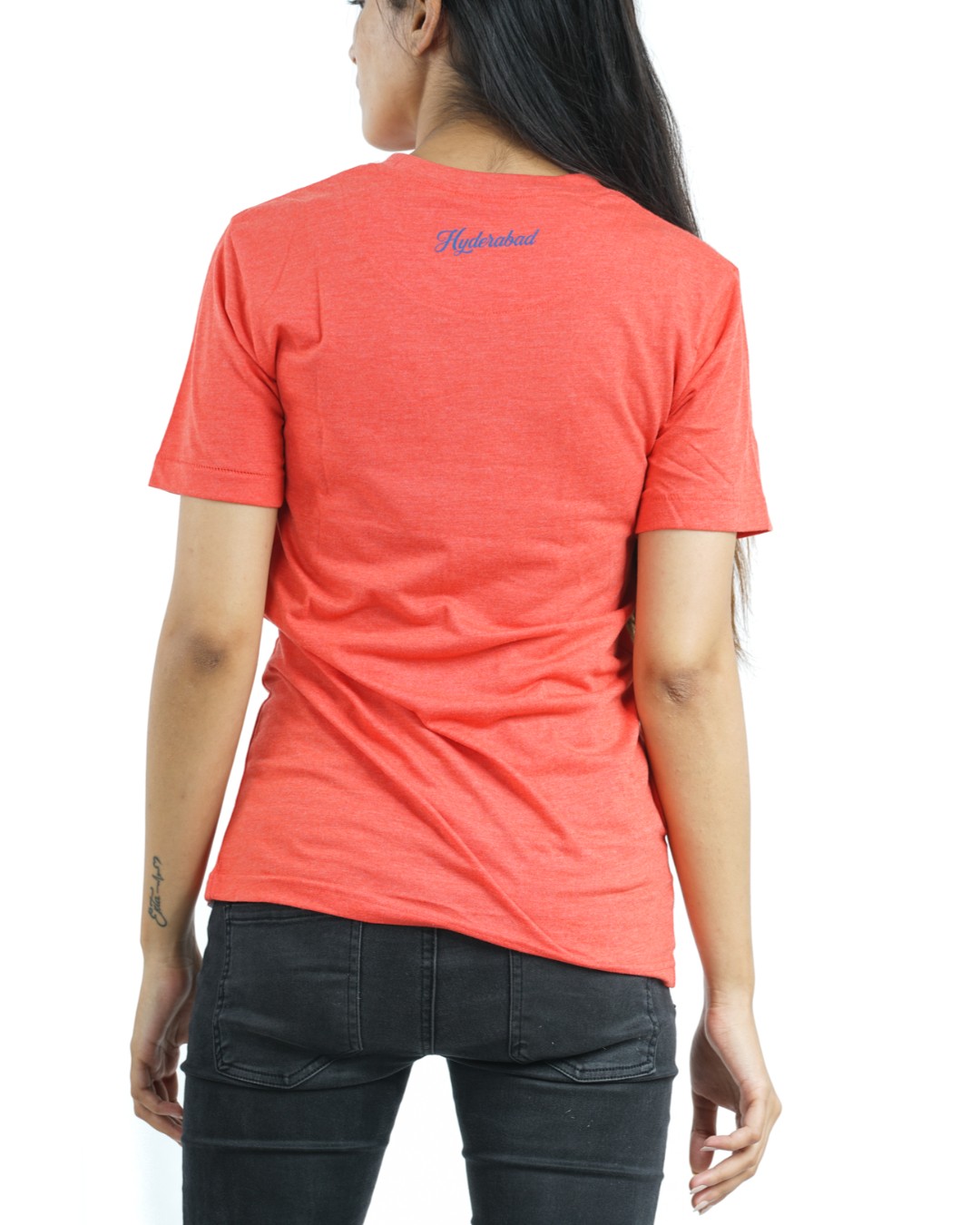Shop Women's Hyderabad Sport T-shirt in Red-Back