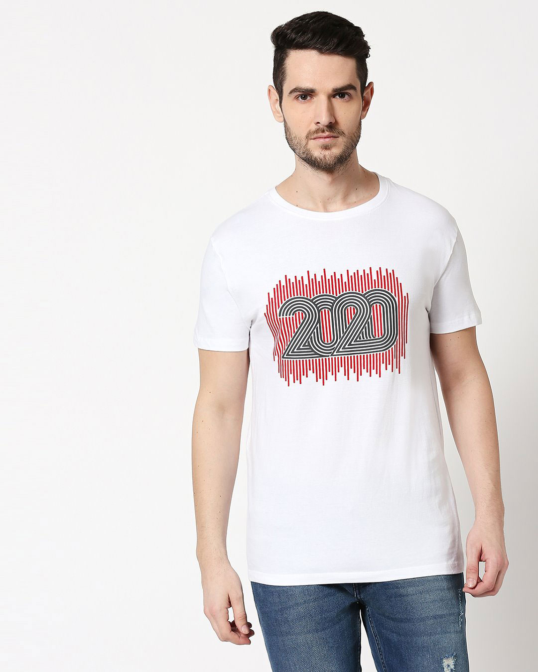 Shop 2020 Half Sleeve T-Shirt (HD)-Back