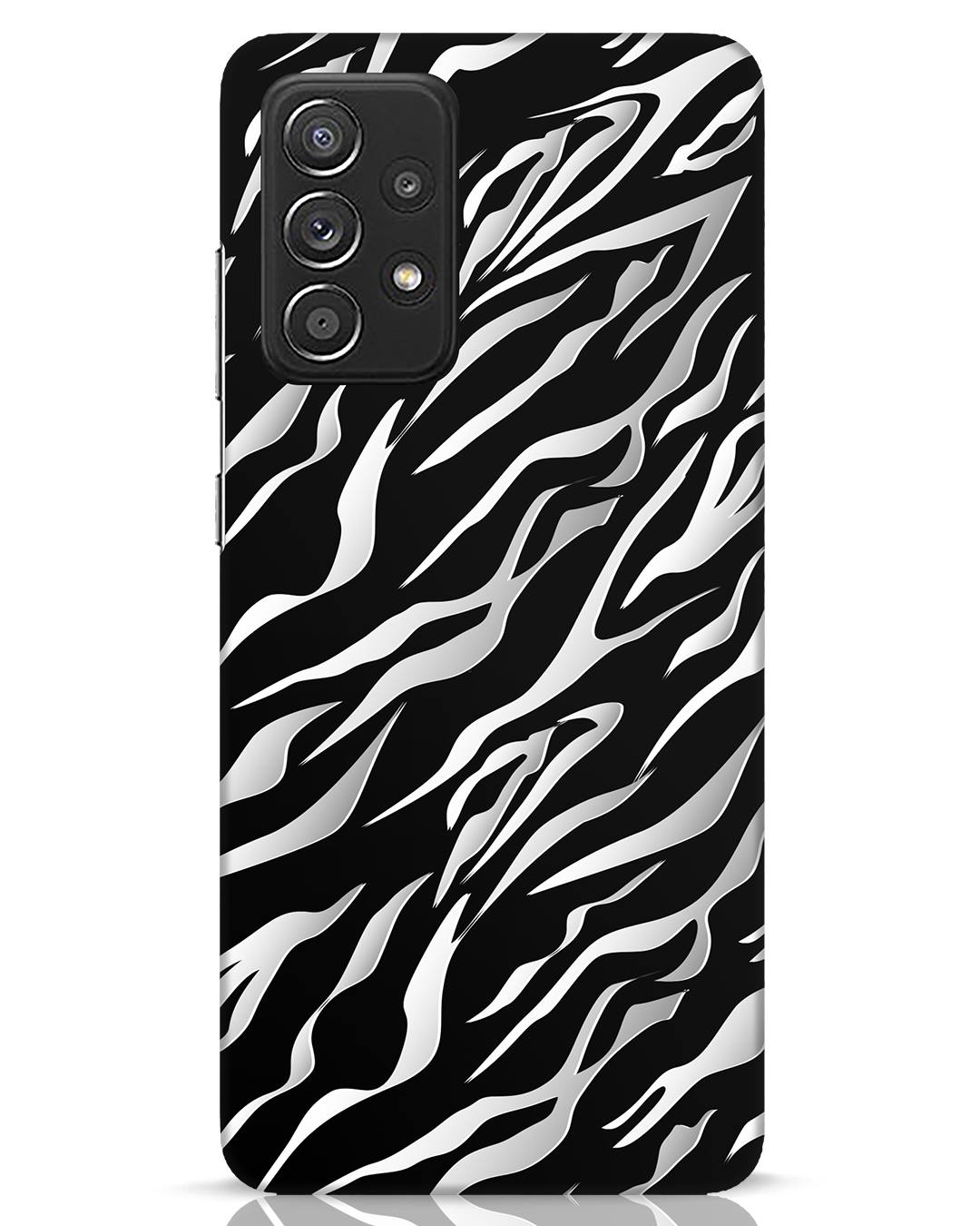 Buy 3d Zebra Print Samsung Galaxy A52 Mobile Cover Online in India at