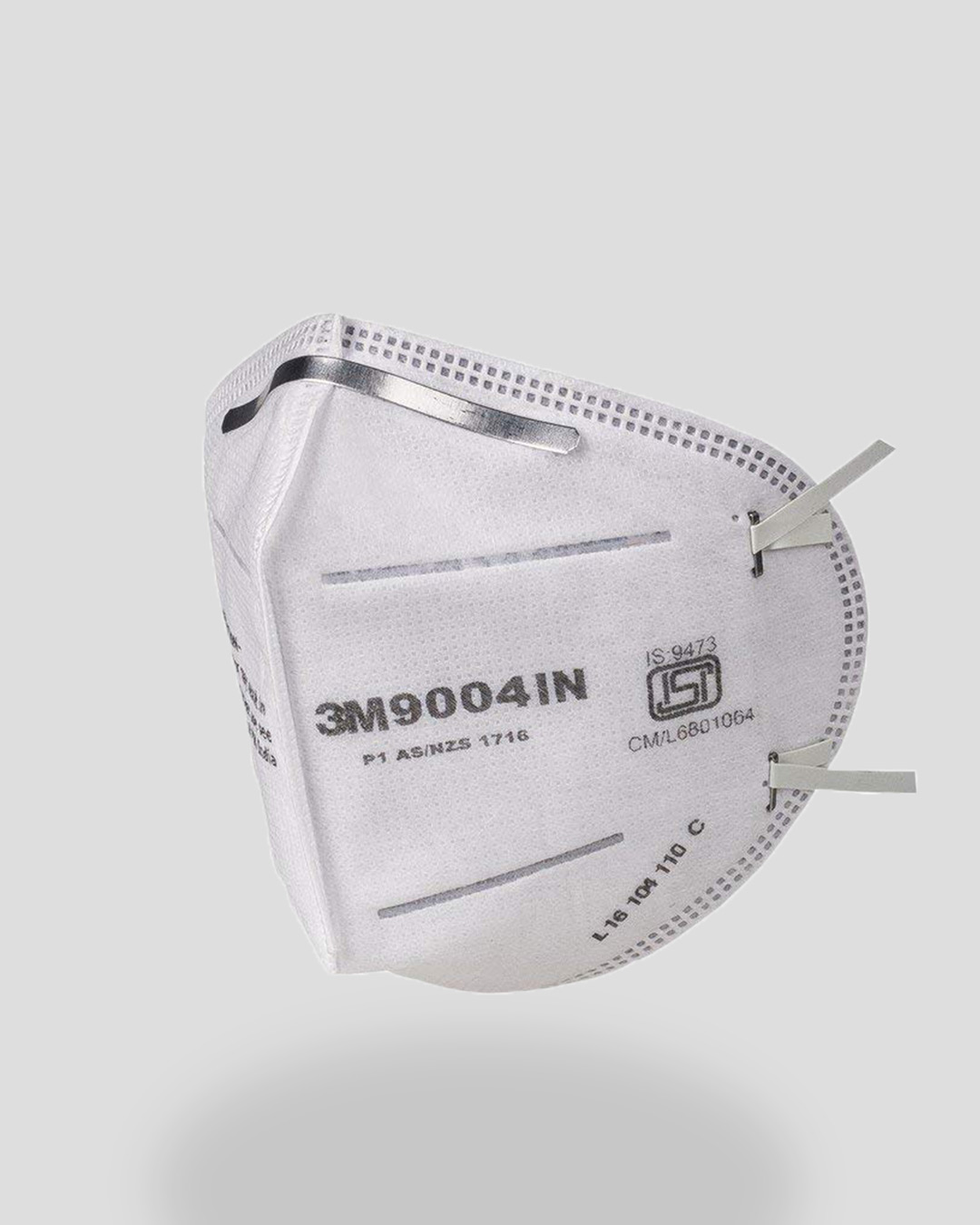 Shop 3M Folded Dust/Mist Respirator 9004IN Mask Pack of 3-Back